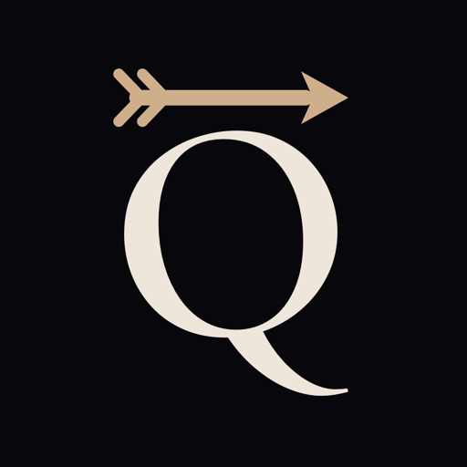 The Quīver icon: a serif Q with an arrow for its macron.